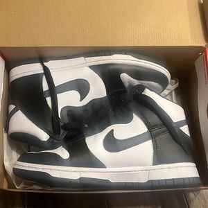 Nike panda dunk highs